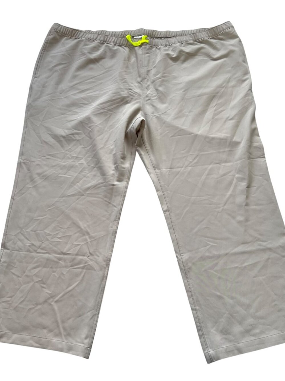 Figs Scrub pants Pisco Basic khaki beige drawstring elastic waist mens 6XLS